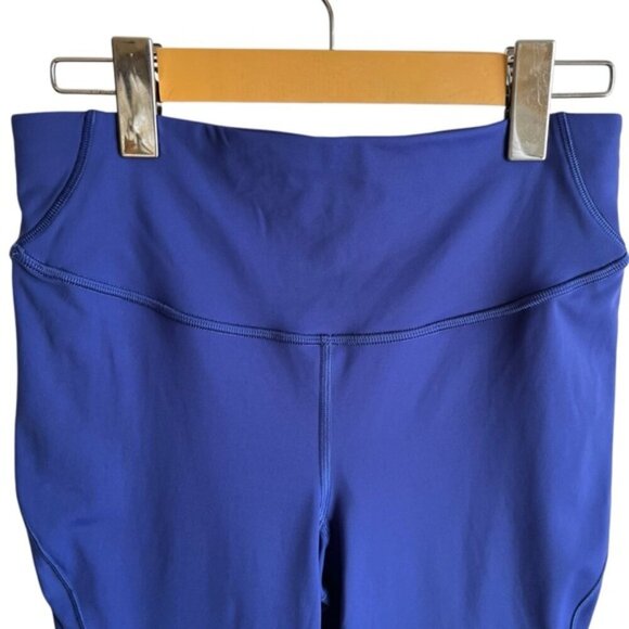 Lululemon Base Pace High-Rise Crop 23" Size 8 Psychic Blue - Picture 3 of 11
